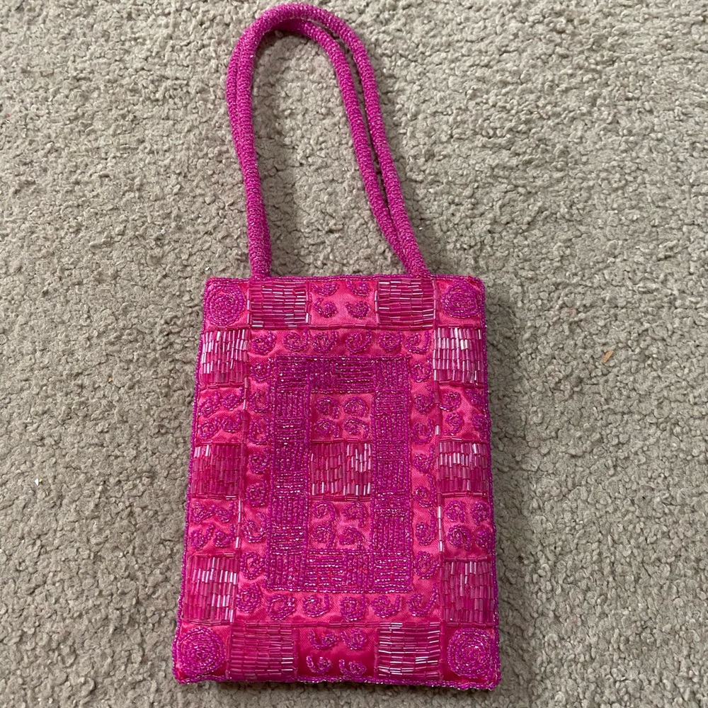 womens hot pink purse